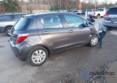 2014 Toyota Yaris Le (Tmmf Plant) from USA, damaged, VIN VNKKTUD34EA001091